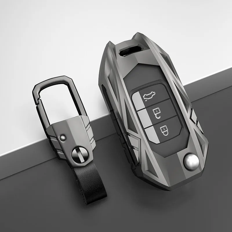 

Car Key Fob Pocket Cover Case For Honda Civic CR-V HR-V Accord Jade Crider Odyssey 2015- 2018 Remote Protector Accessories