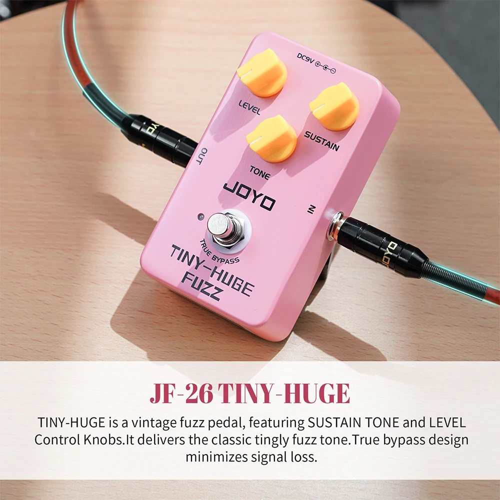 JOYO JF-26 TINY огромная педаль для создания эффектов гитары в стиле 90-х годов