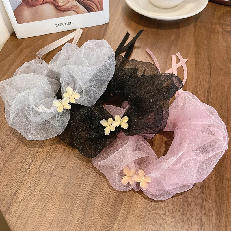 Супер сказочная резинка для волос в виде большого кишечника с бантом кошачий