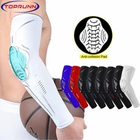 1pair volleyball elbow pads crashproof arm elbow leevessports compression protection for basketball baseball football cycling