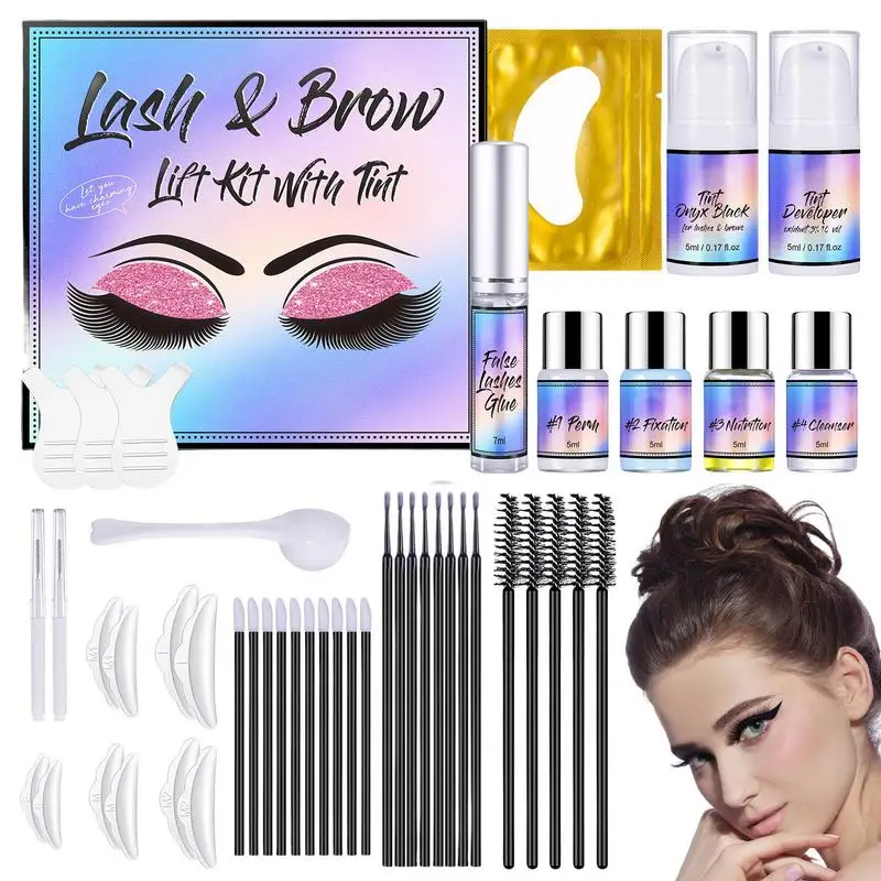 

Eyelash Perm Kit Lashes Perming Kit Eyebrows Dyeing Shaping Eyelashes And Eyebrows Curling Lifting Set For Beauty Treatments