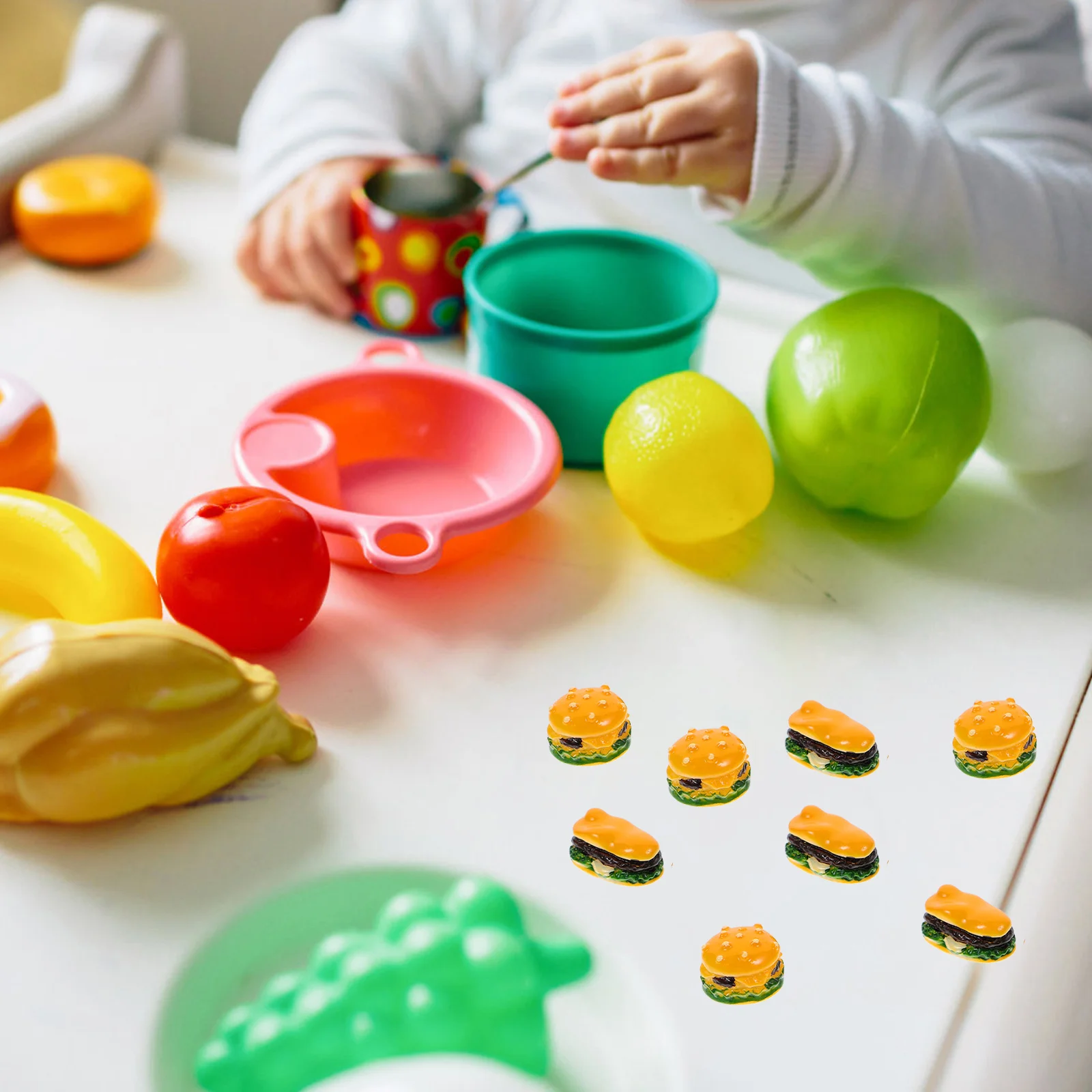 20 шт. мини-игрушки для гамбургеров аксессуары игрушки гамбургеры миниатюрные
