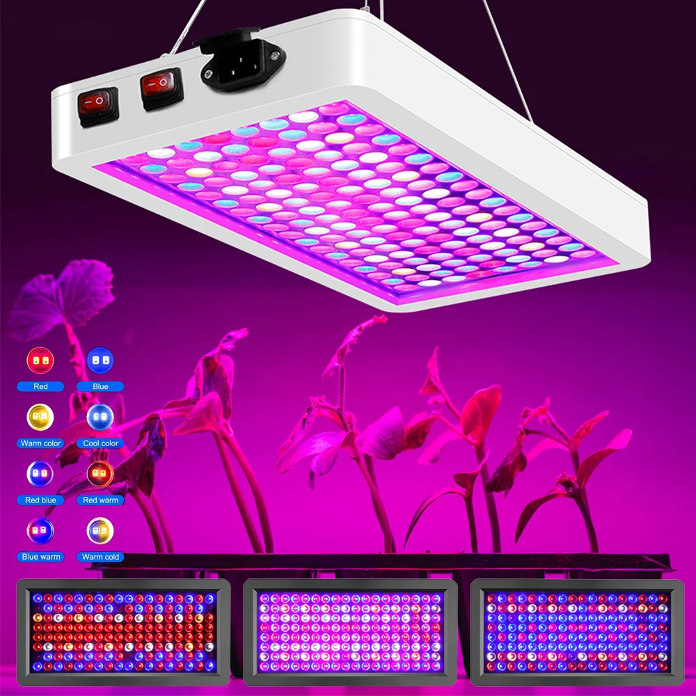 With Adjustable Rope Hanger Dual Chips Full Spectrum Lamp For Indoor Hydroponic Greenhouse Plants Veg
