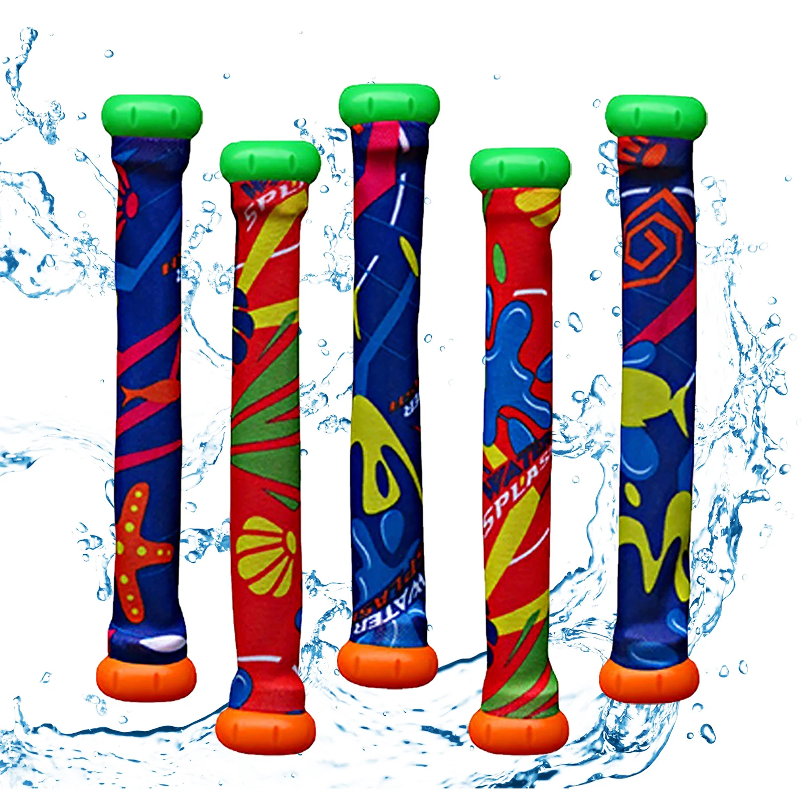 Buy 5pcs Summer Diving Stick Toys Underwater Swimming Pool Toy Under Water Games Training Sticks for Kids 8-12 Years on