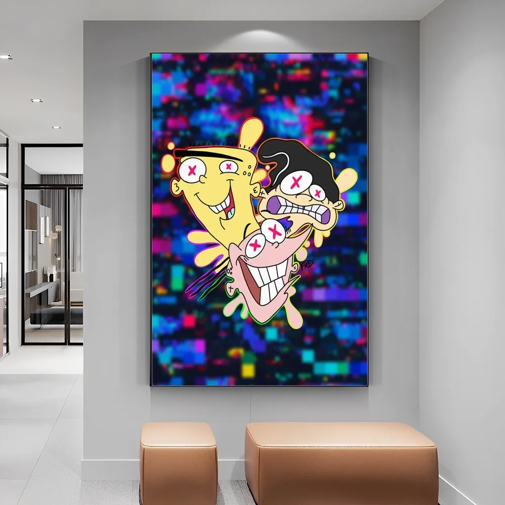 Мультфильм Ed Edd n Eddy классические кинопостеры водостойкая бумажная наклейка
