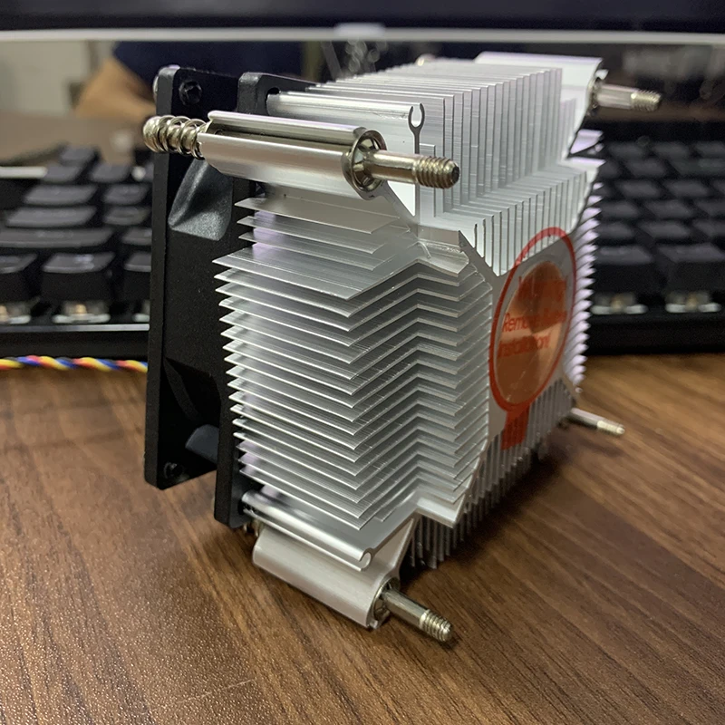 Фото Охладитель процессора Adegeas Tower 80 мм 4-контактный радиатор для процессора Intel X79 X99 LGA 2011, подшипник жидкости 28 дБА №5