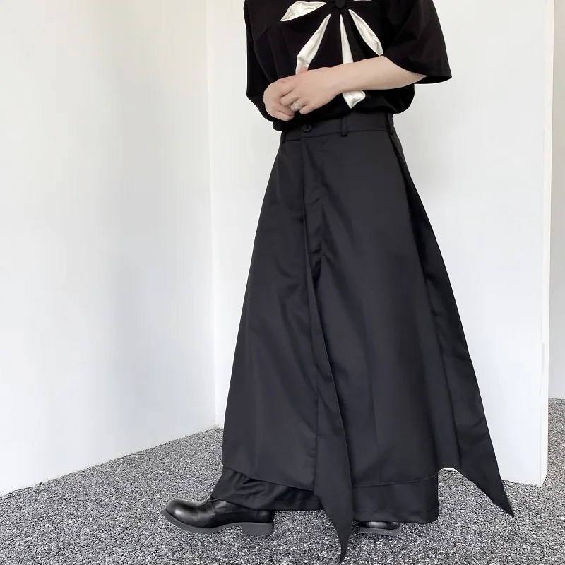 Женские и мужские брюки с широкими штанинами ENjoyce асимметричные дизайнерские