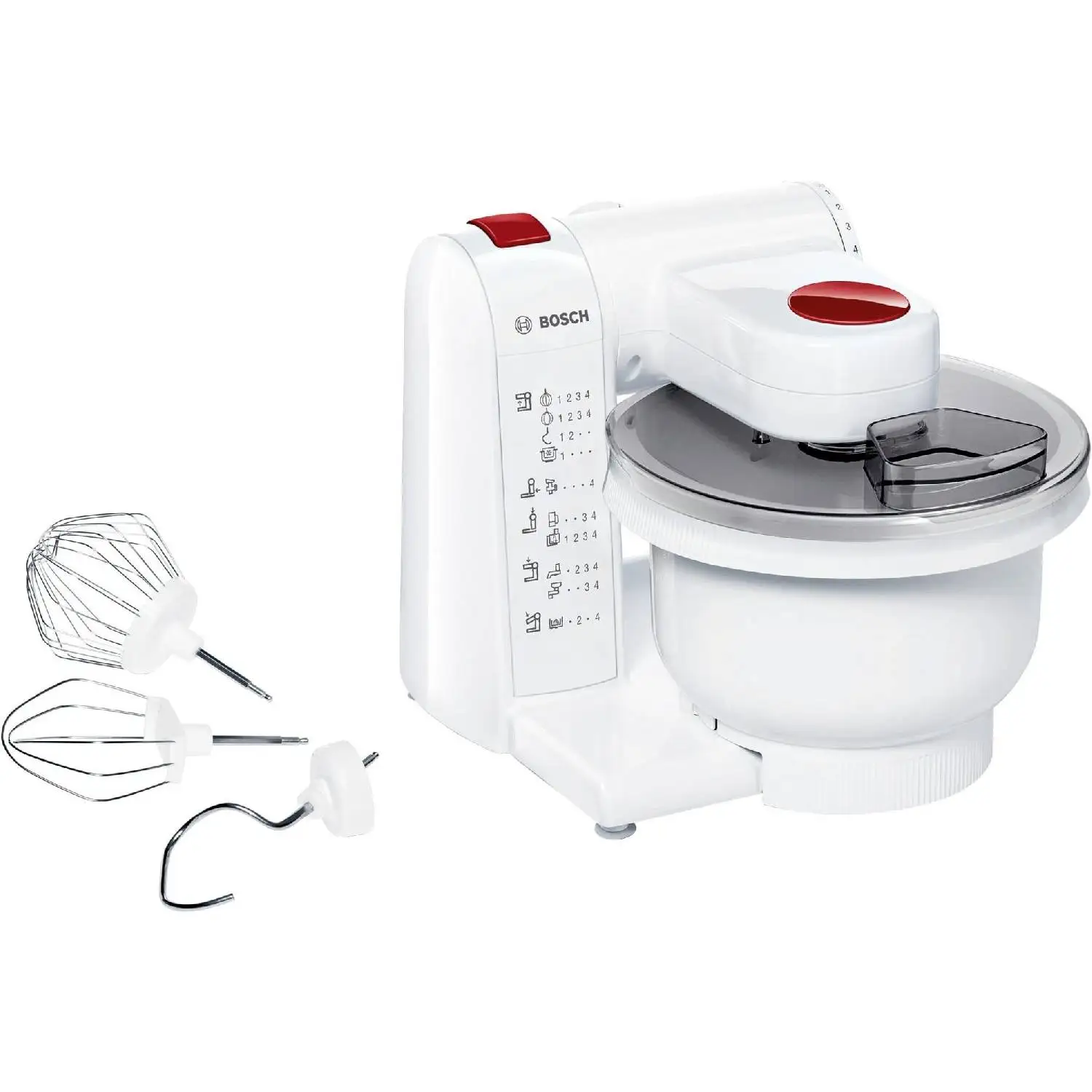 Кухонный комбайн BOSCH MUMP1000 (белый 4 скорости 600 Вт 3.9 л) | Бытовая техника
