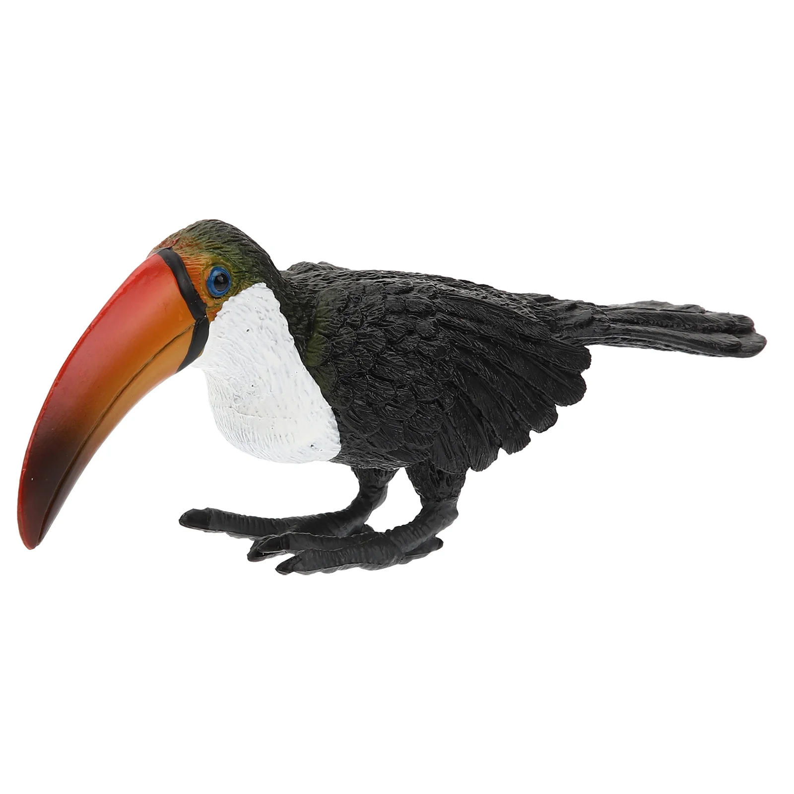 

Artificial Bird Parrot Toy Realistic Toucan Figurine Table Animals Statue Crafts Ornament Plastic Modeling Child