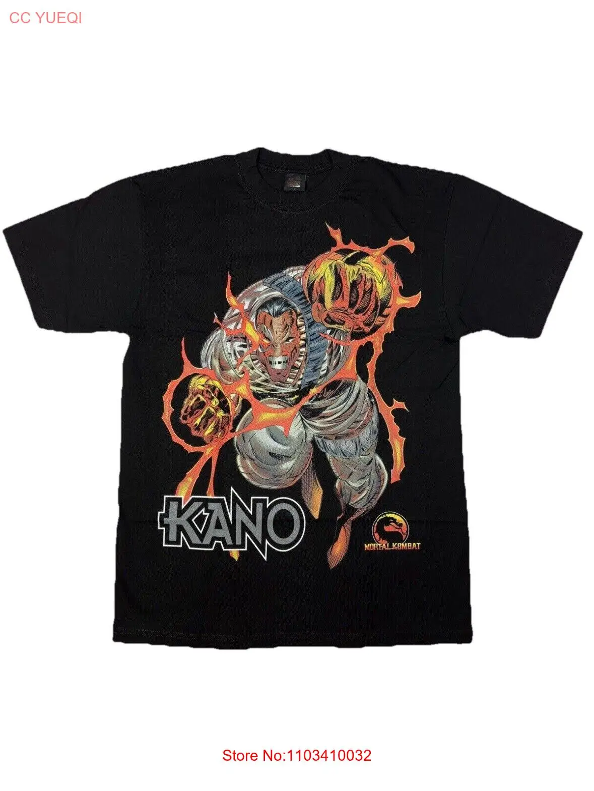 Маска и маскировка Mortal Komat Kano vs Rayden 2021 большая футболка