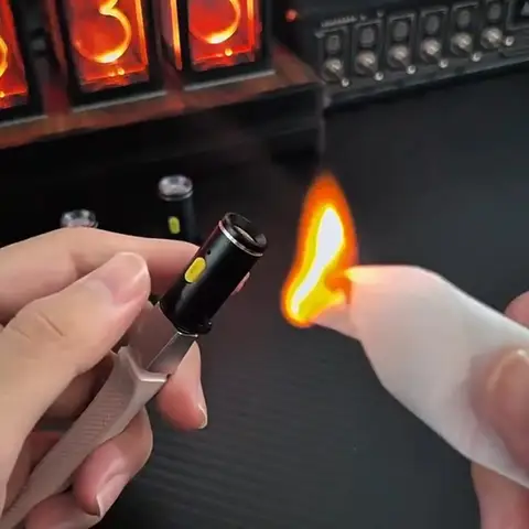 Мини-воспламенитель Type-c, компактная электрическая зажигалка типа C, удобная переноска и хранение, подходит для портативного зажигания на открытом воздухе