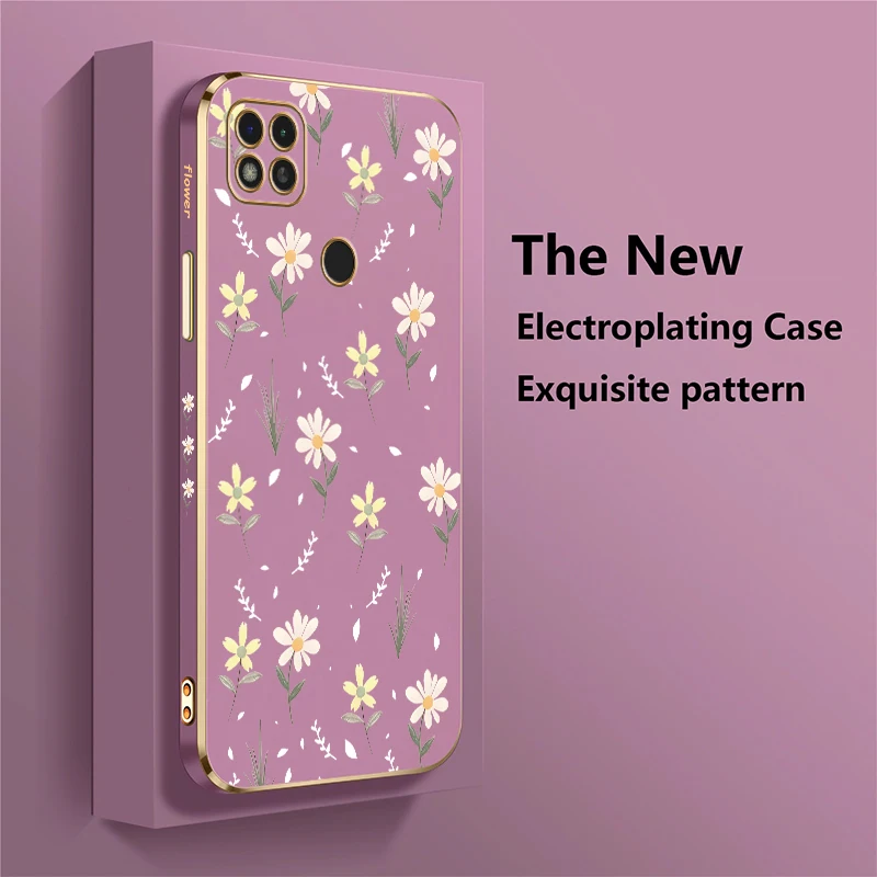 Милый чехол с мультяшным цветочным узором для Xiaomi Mi 10T Pro противоударная задняя