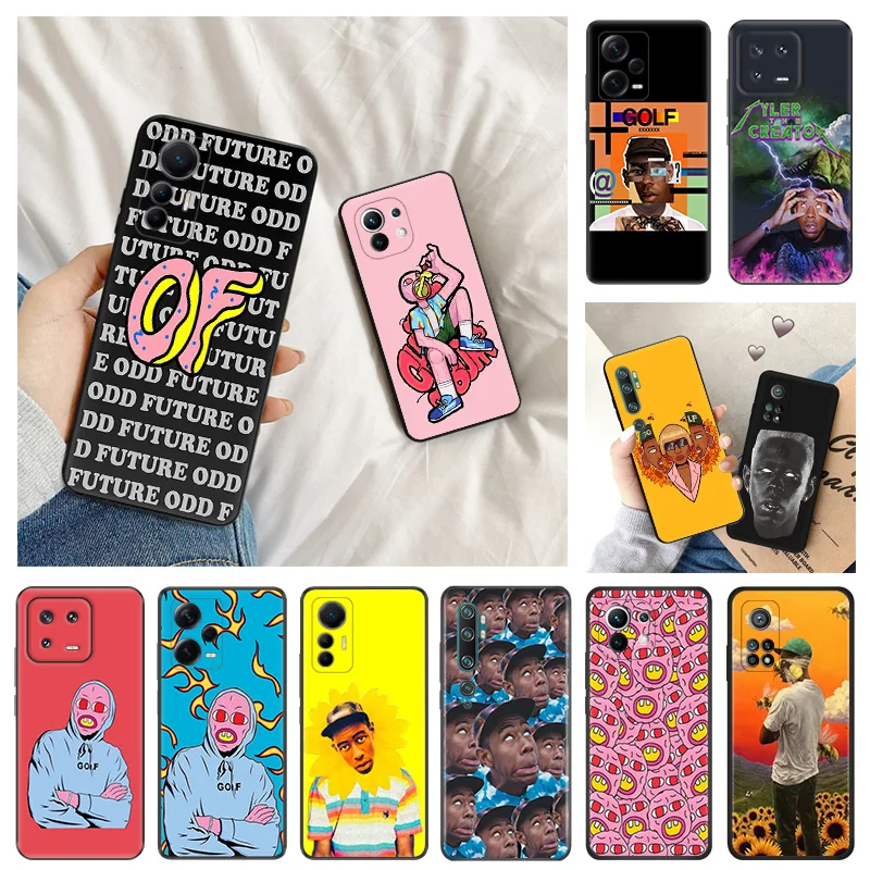 

Tyler The Creator Soft Phone Cases For Redmi A1 10A 10C 11 Prime RedmiNote 12 Pro 11SE 11S 11E 11T 10 Lite 10S Black Matte Cover