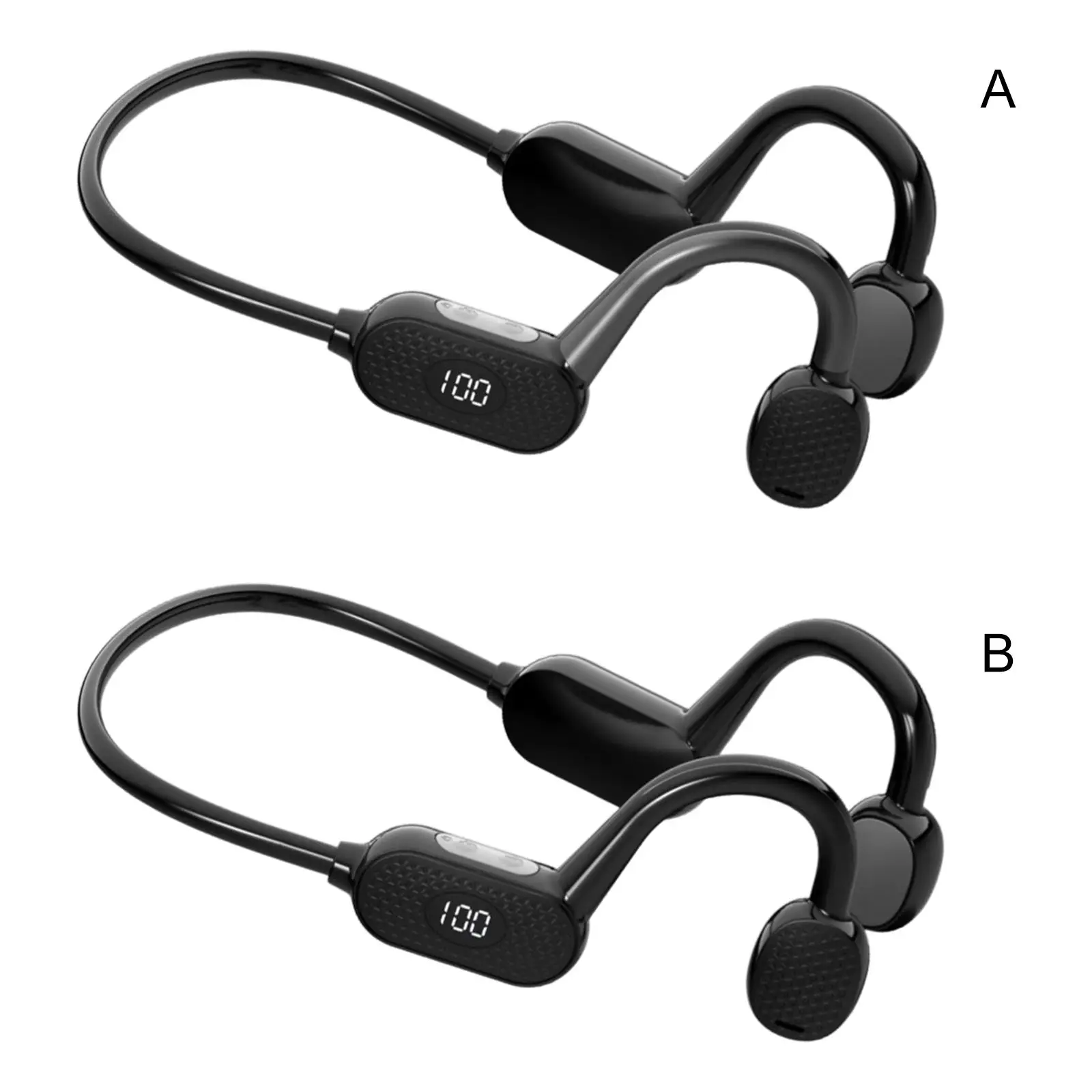 

Bone Conduction Earphones Bluetooth 5.1 Waterproof Stereo for Hiking Cycling