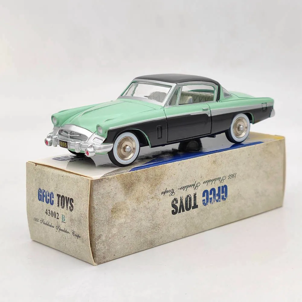 GFCC 1:43 для 1955 Studebaker Speedster-Coupe Green # 43002B сплав Модель автомобиля игрушки Ограниченная Коллекция