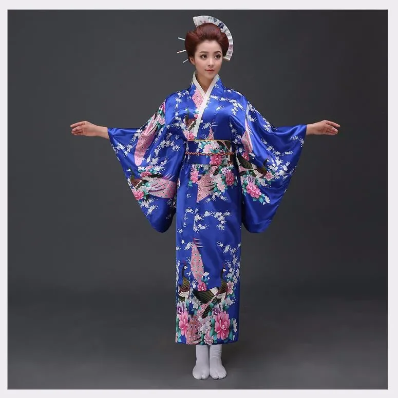 

Модное женское пикантное кимоно в национальном стиле, юката с Оби, новинка, вечернее платье, японский костюм для косплея с цветочным принтом, один размер