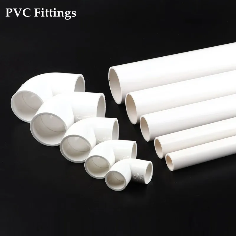 

1pc White PVC Pipe Connector Elbow Joints Aquarium Tank Irrigation System Fittings Garden Water Connectors Fountain Adapter