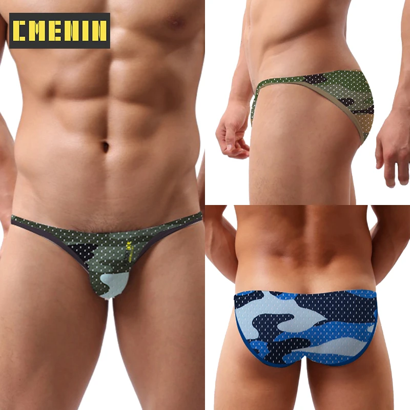 

3Pcs Quick Dry Gay Panties Jockstrap Men's Briefs New Brand Ice Silk Slip Sexy Man Underwear Brief Men Underpants Free Shipping