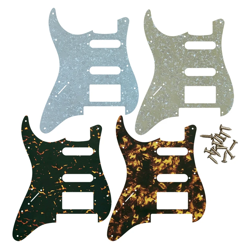 

Feiman Guitar Parts -For US Strat With Floyd Rose Tremolo Bridge PAF Humbucker Single HSS Guitar Pickguard Without Control Punch