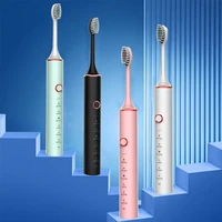 gezhou sonic electric toothbrush adult timer teeth whitening brush 16 mode usb rechargeable tooth brushes replacement heads gift