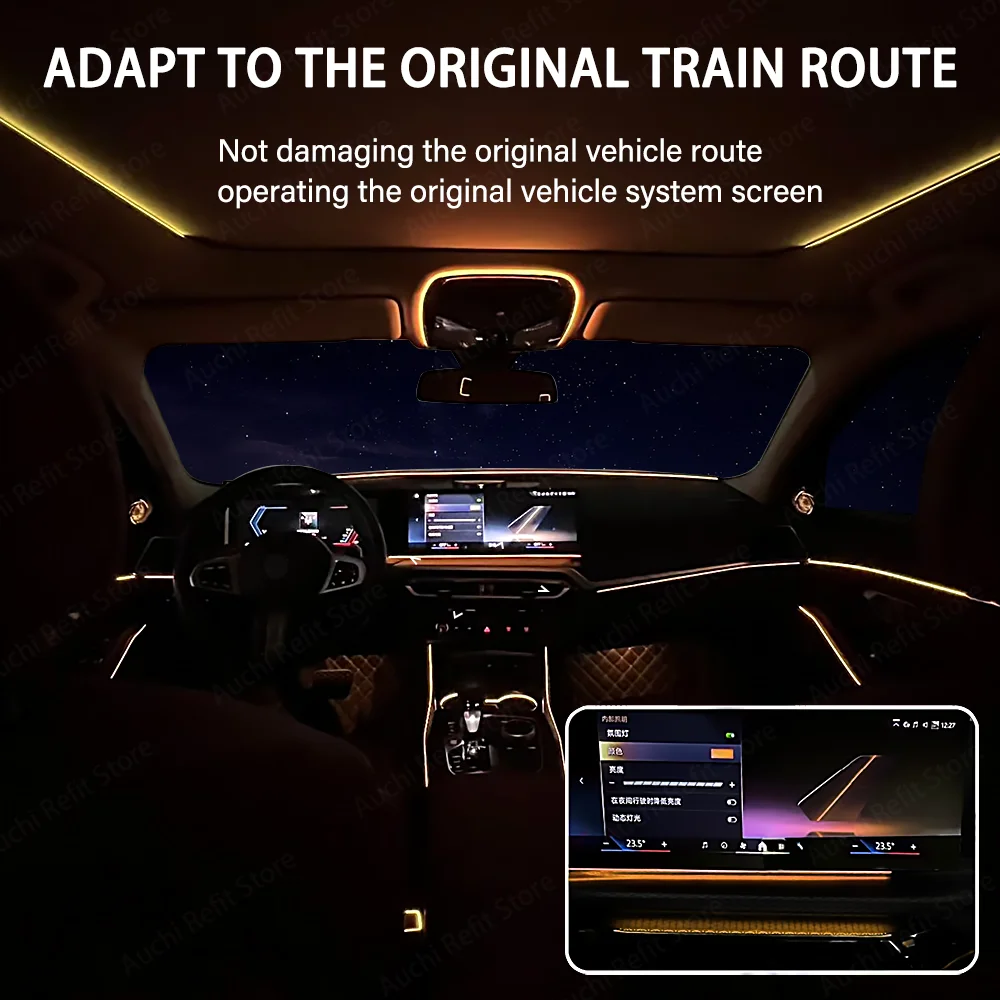 Фото Auchkj 11 цветов освещения для чтения для BMW 2 3 4 5 6GT 7 8 серии G20 G30 G05 G06 G07 G01 G60 G70 Внутреннее освещение №3