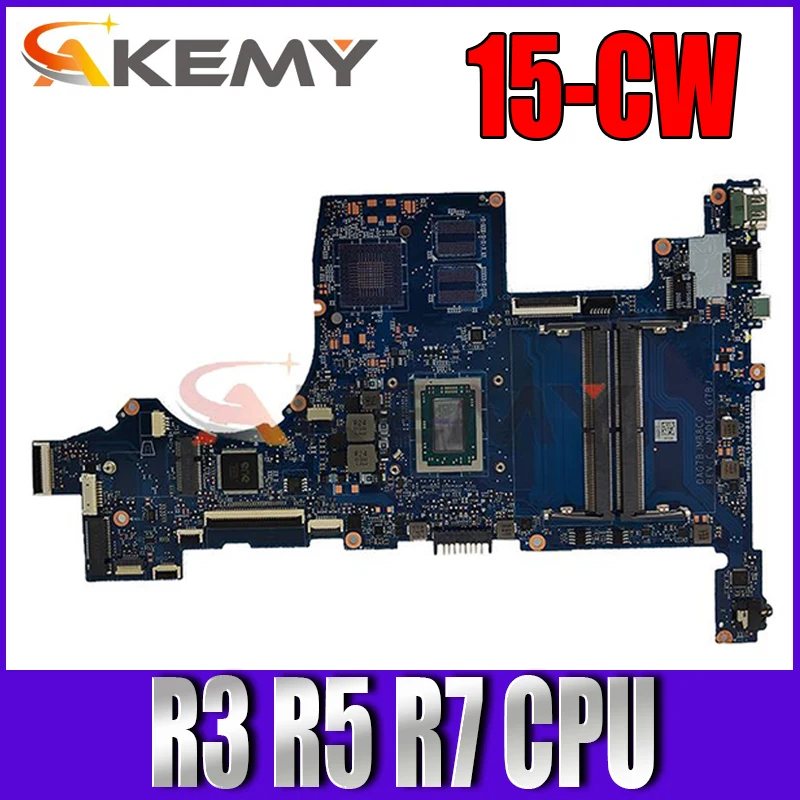 

NEW For HP Pavillion 15-CW TPN-Q210 Laptop Motherboard Mainboard R3 R5 R7 AMD CPU DDR4 G7BJ DAG7BJMB8C0 Motherboard