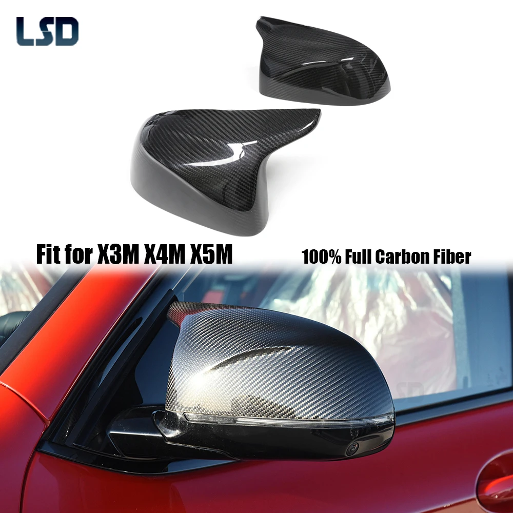 Для 2019+ BMW X3M F97 X4M F98 X5M F95 X6M F96 X7M F94 Сухое полностью углеродное волокно матовая