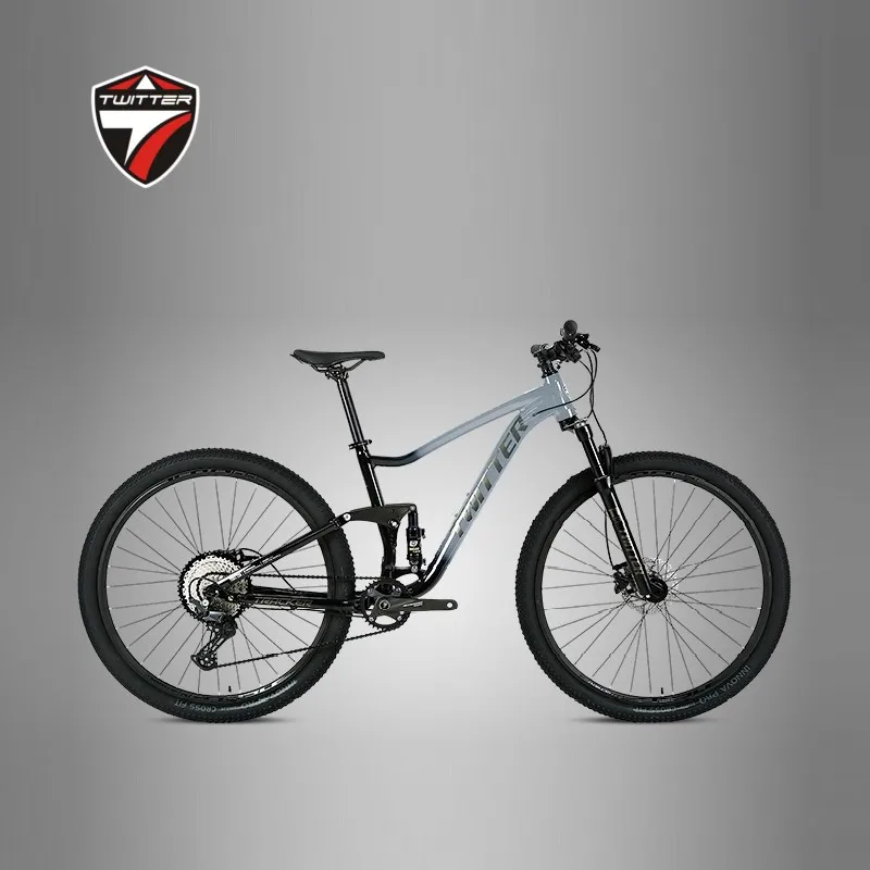 

TWITTER TRACKER M6100-12S hydraulic disc brake fully shock-absorbed aluminum alloy mountain bike27.5/29er Barrel pumping12*148mm