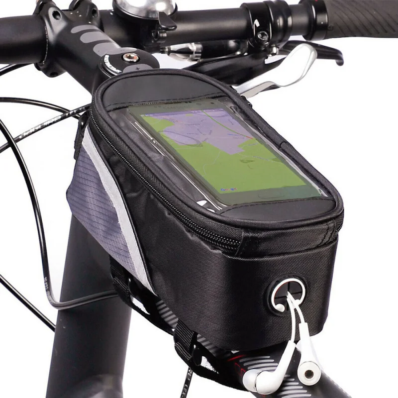 

Waterproof Bicycle Bag Bike Frame Front Top Tube Bags Cycling Touch Phone Screen Case for Mobile Phone MTB Moutain Road Bike Bag