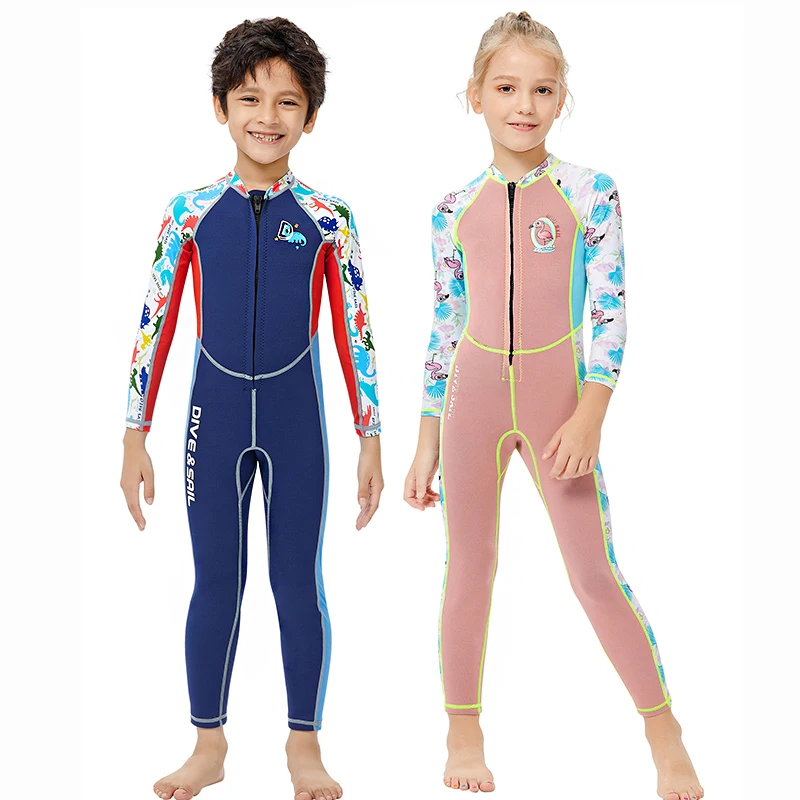 Детские гидрокостюмы 2 мм неопреновый купальник для серфинга костюм дайвинга