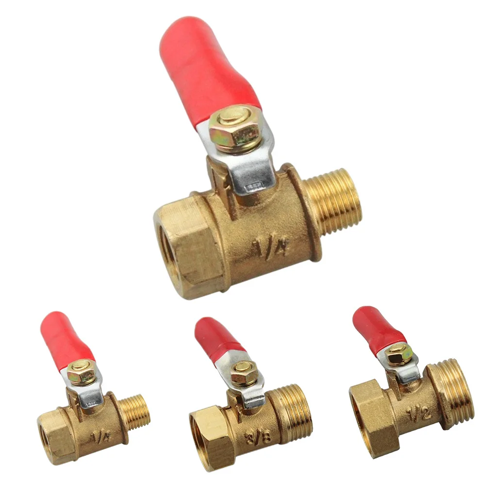 

Brass Ball Valve Hose Connector Switch Airtight Farmhouse Water Flow Irrigation System Household Accessories 1 8 Inch