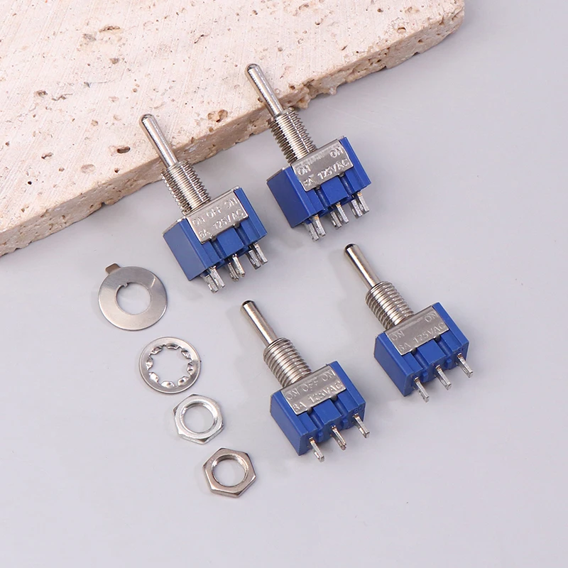 1 шт. мини-тумблер 3-позиционный 2-позиционный 3-контактный 6-контактный ВКЛ. ВЫКЛ.