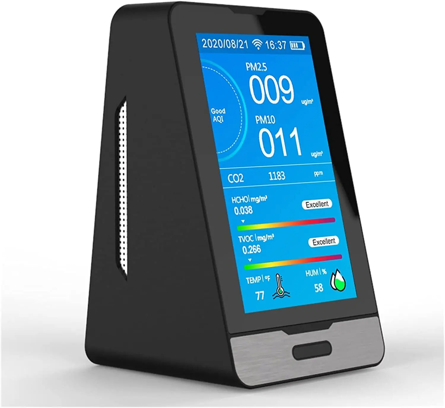 

Tuya Wifi Temperature and Humidity Sensor CO2 Carbon Dioxide Air Quality Monitor Formaldehyde Sensor PM2.5 Monitor