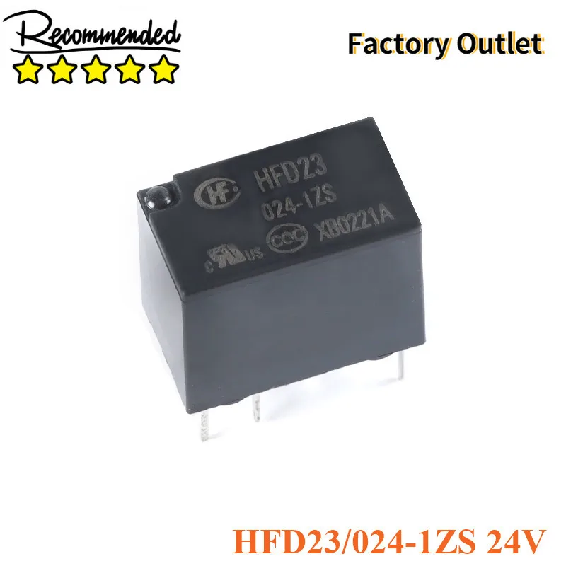 Реле HFD23/024-1ZS HFD23/012-1ZS HFD23/005-1ZS DC24V 12В 5В 6 pins HFD23 сверхмаленькие высокочувствительные