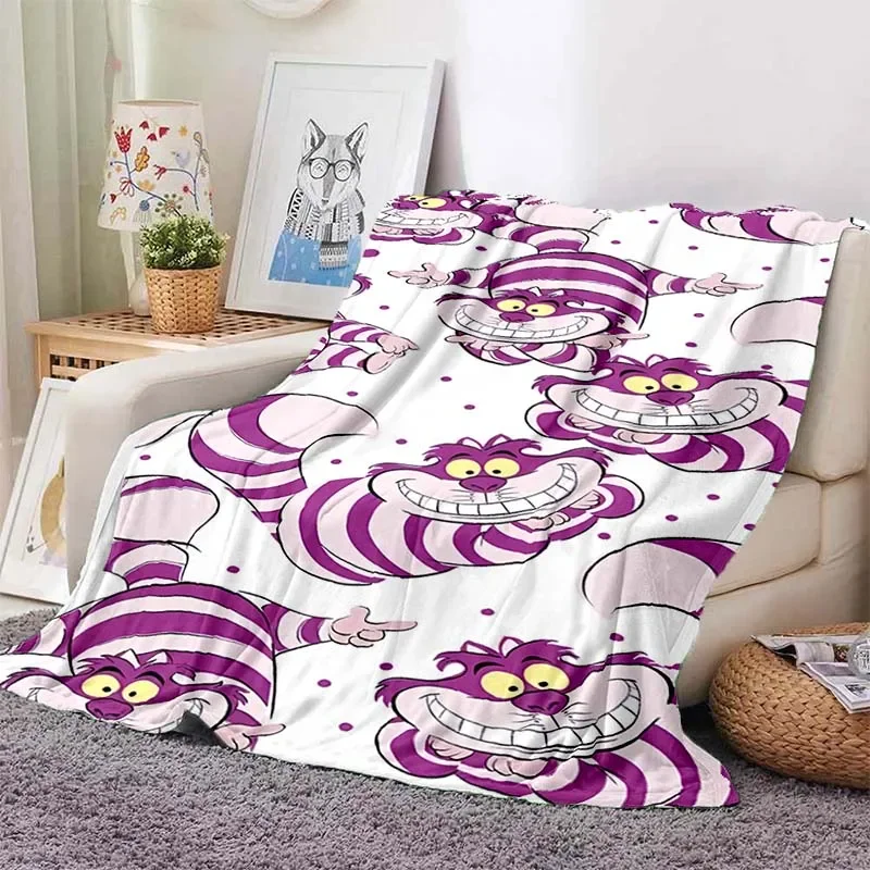 Одеяло Алиса в стране чудес мягкий пушистый плед для детей и взрослых летнее