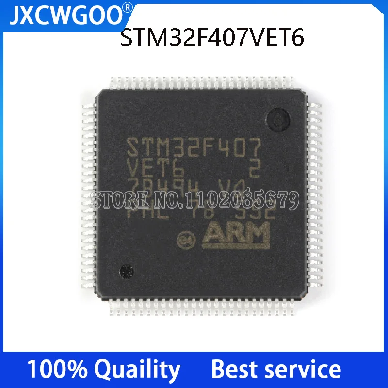 

1PCS STM32F407VET6 STM32F407 LQFP-100 Cortex-m4 32-bit microcontroller MCU New Original