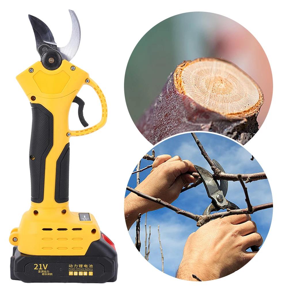 Беспроводные Электрические Секаторы Мощные На Батарейках Для Сада Ветки