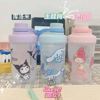 sanriod water cup my melody kuromi ransparent largecapacity plastic ice water juice water bottle portable summer student kettle