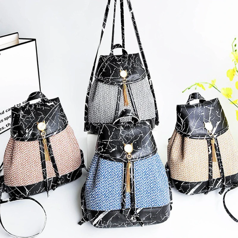 

Женский маленький рюкзак 2021, большой дорожный рюкзак, сумка из искусственной кожи, школьный ранец для девочек, женская сумка, женский рюкзак...