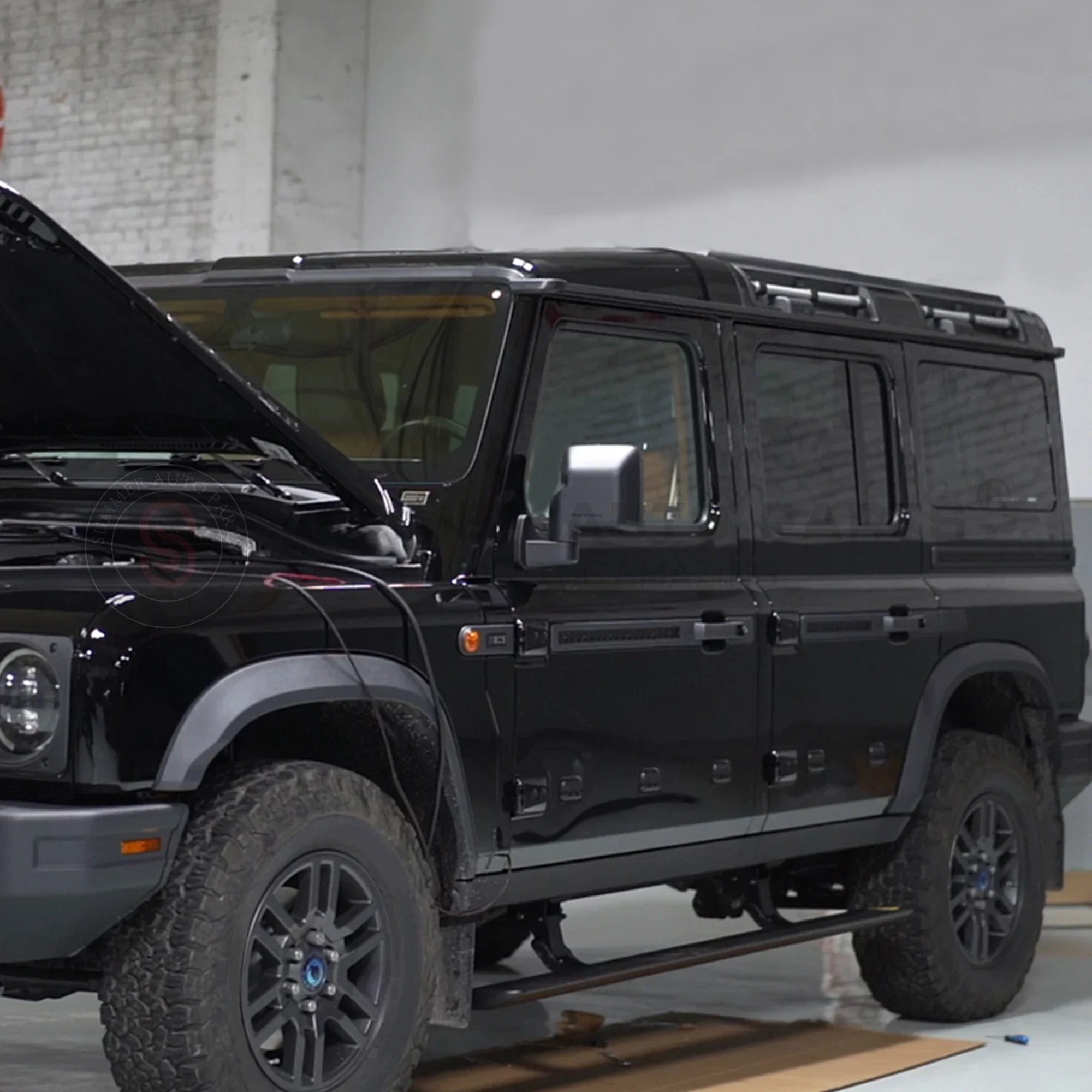 Устойчивая к ржавчине Выдвижная Боковая дверь на крыше ножная педаль с питанием