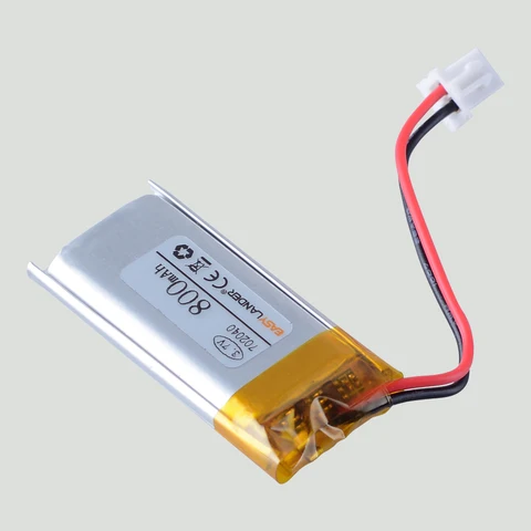 XHR-2P 2,54 702040 800mAh 652040 литий-полимерная батарея для автомобильного регистратора данных, Светодиодные динамики DVR