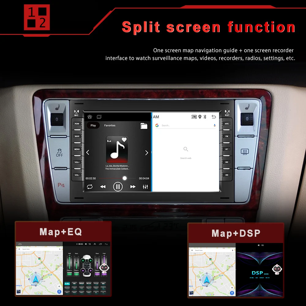 Автомобильный радиоприемник для VW T5 Multivan Transporte BORA Android радио с экраном PASSAT POLO