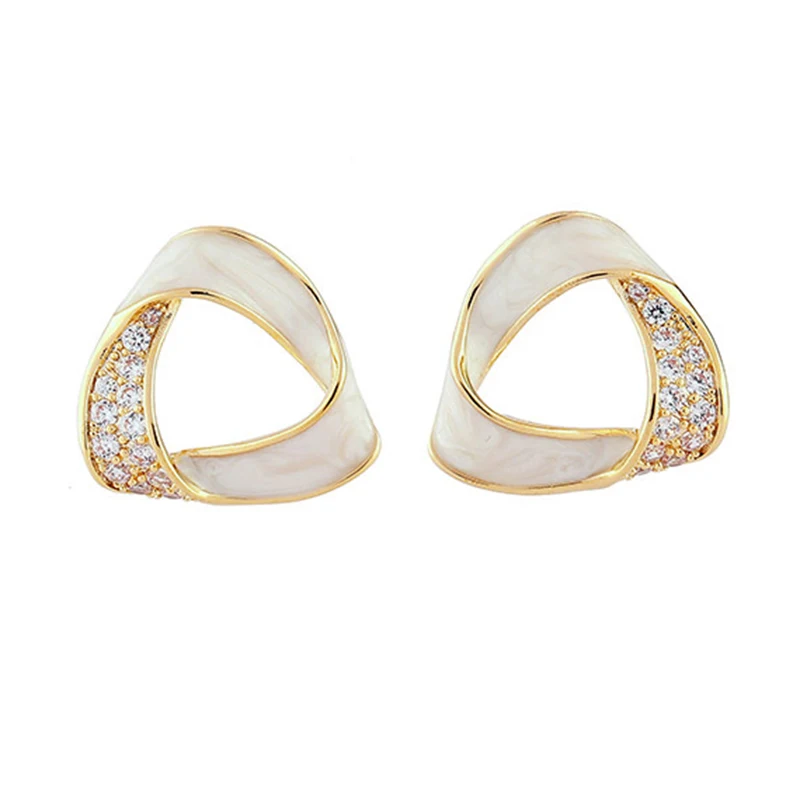 

Женские серьги-гвоздики из серебра 925 пробы с золотым покрытием