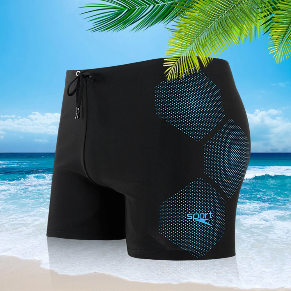 

Fitness Slim Fit Boxers Trunks Mens Cool Plus Size Spring Swim Shorts Swimwear Beach Swimming Panties Underwear Men Thong