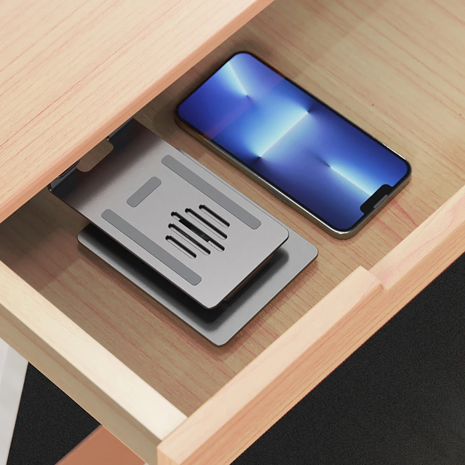 Фото WiWU Подставка для планшета для iPad Pro 12,9 Air 5 10,9 с вращением двойная регулируемая подставка для телефона раздвижная настольная подставка №5