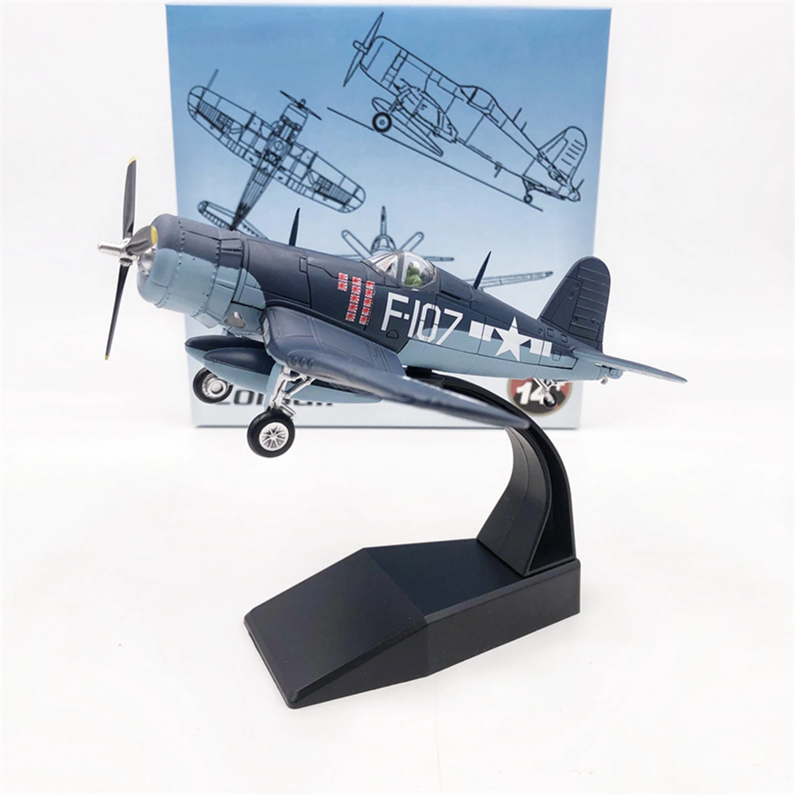 

Alloy 1:72 Aircraft Model Tabletop Decor Souvenir Aviation Commemorate Retro Plane Model for Office Bedroom Cafe Home Bookshelf