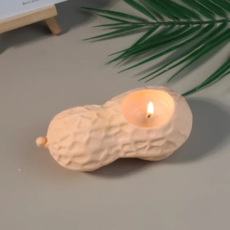 Подсвечник из арахиса и бетона силиконовая форма цветочный горшок сделай сам