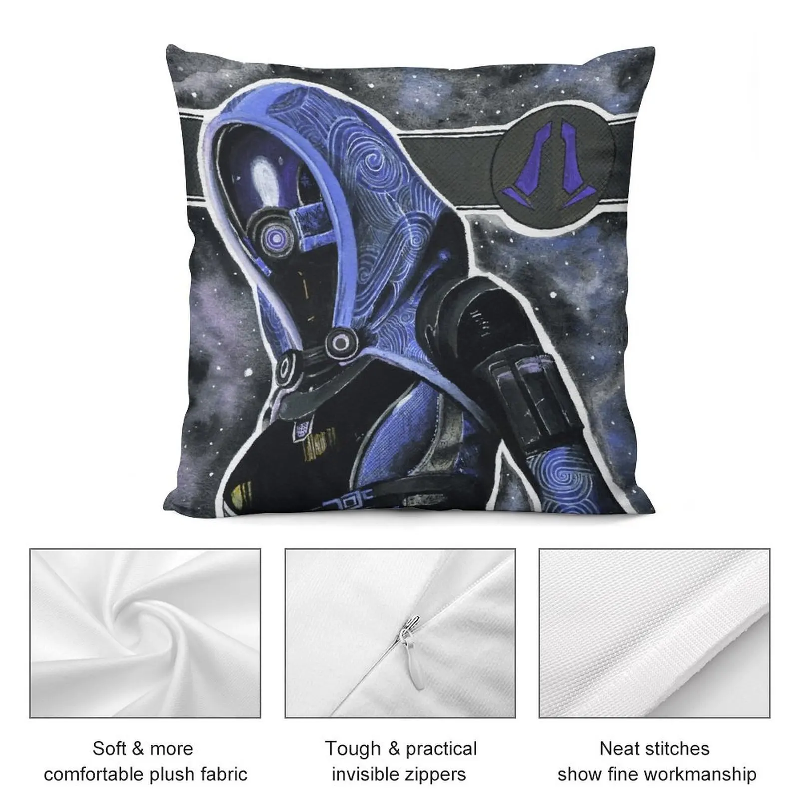 Подушка с эффектом массы декоративная подушка наволочка Рождественская