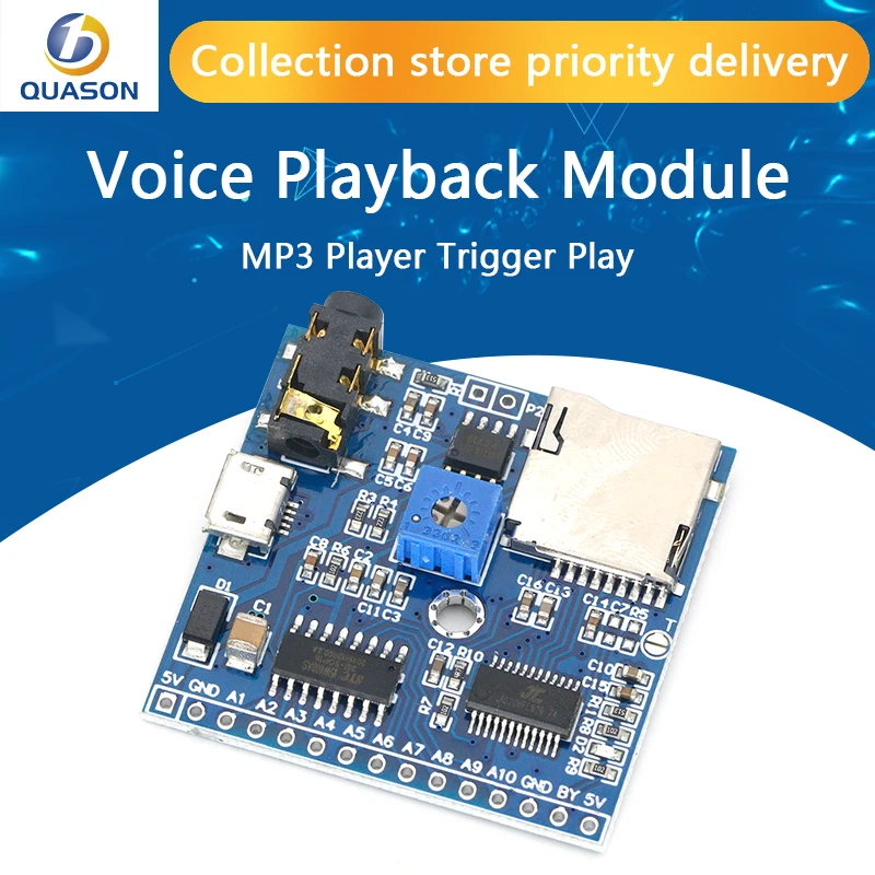 

Voice playback module MP3 player trigger playback voice module compatible with Arduino