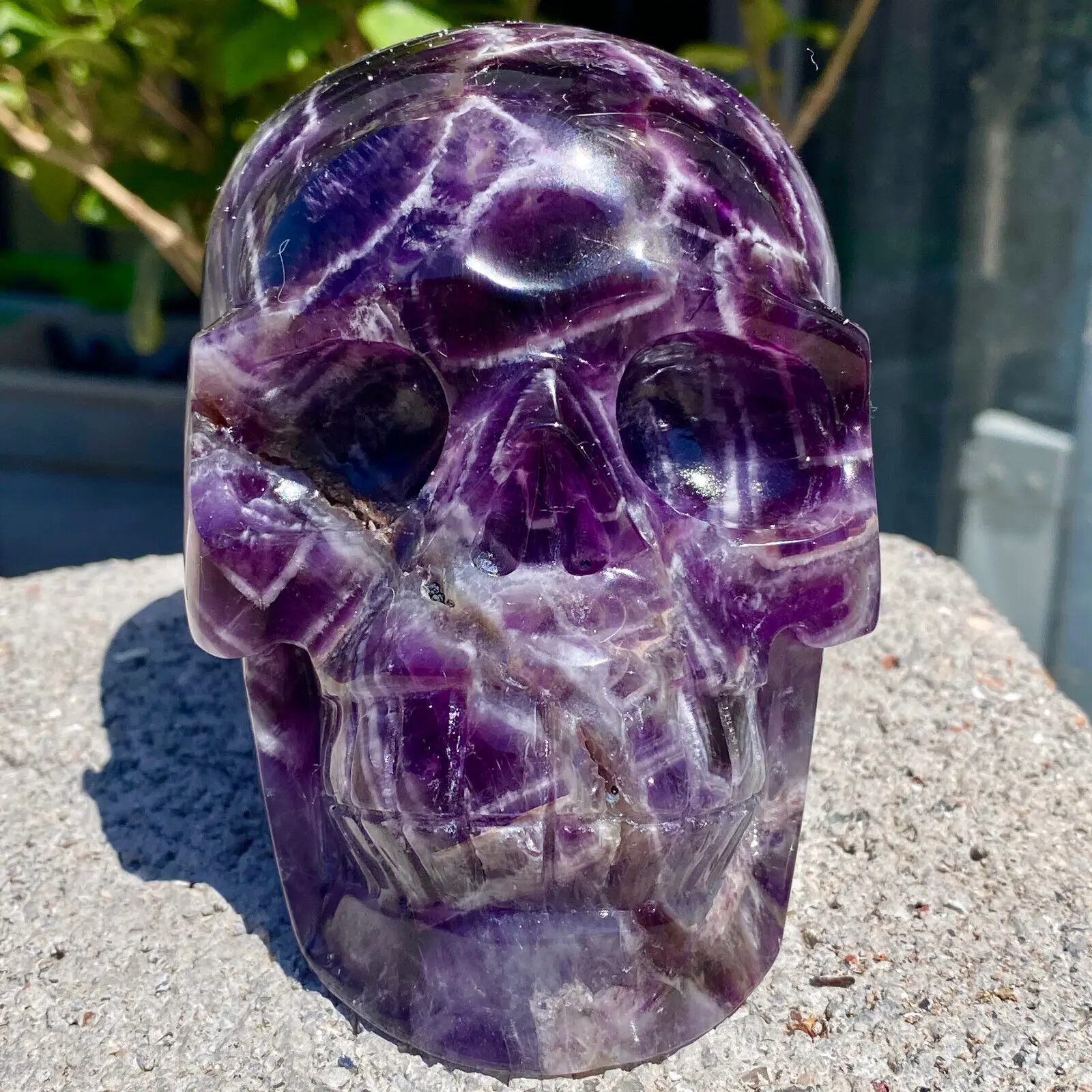 

Beautiful Natural Dream Amethyst Skull Home Decoration Gifts